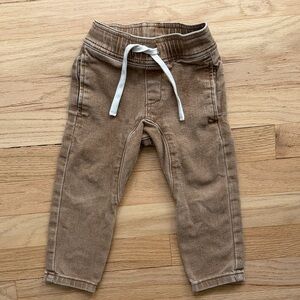 Kids Casual Tan Jogger Pants